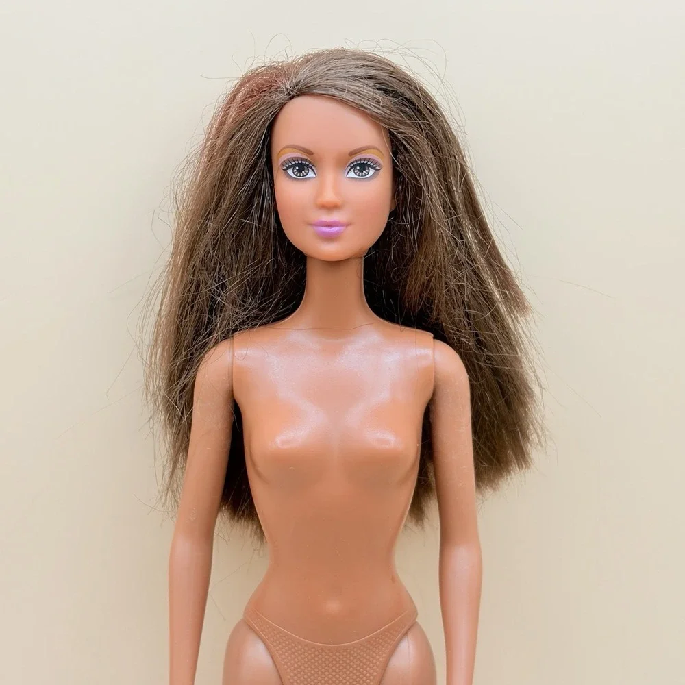 Barbie Fashion Fever Kayla Doll‎ 2005 Mattel Nude Doll Only Tan Brown Hair